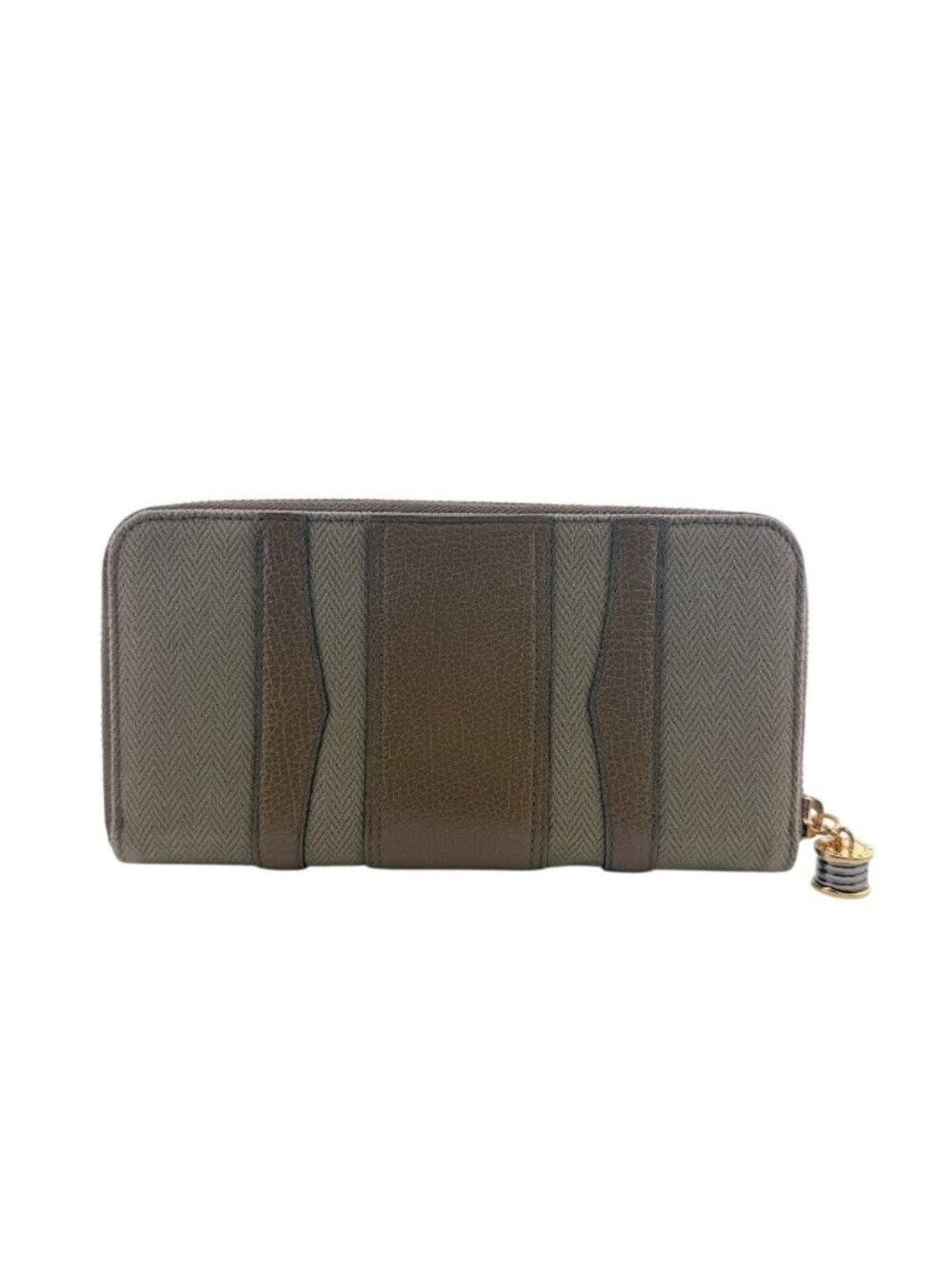 Bvlgari B.zero1 Leather Wallet Brown